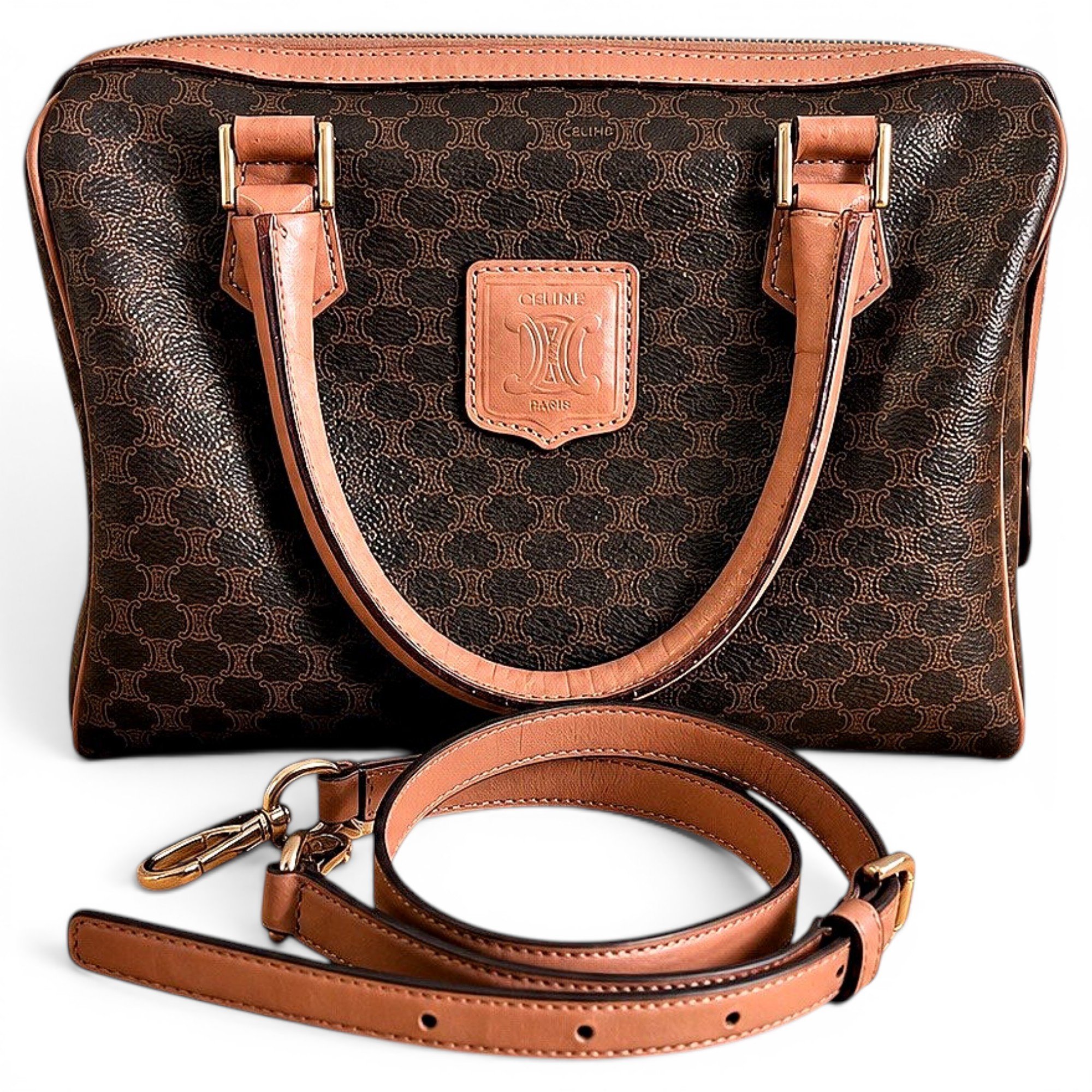 Leather handbag