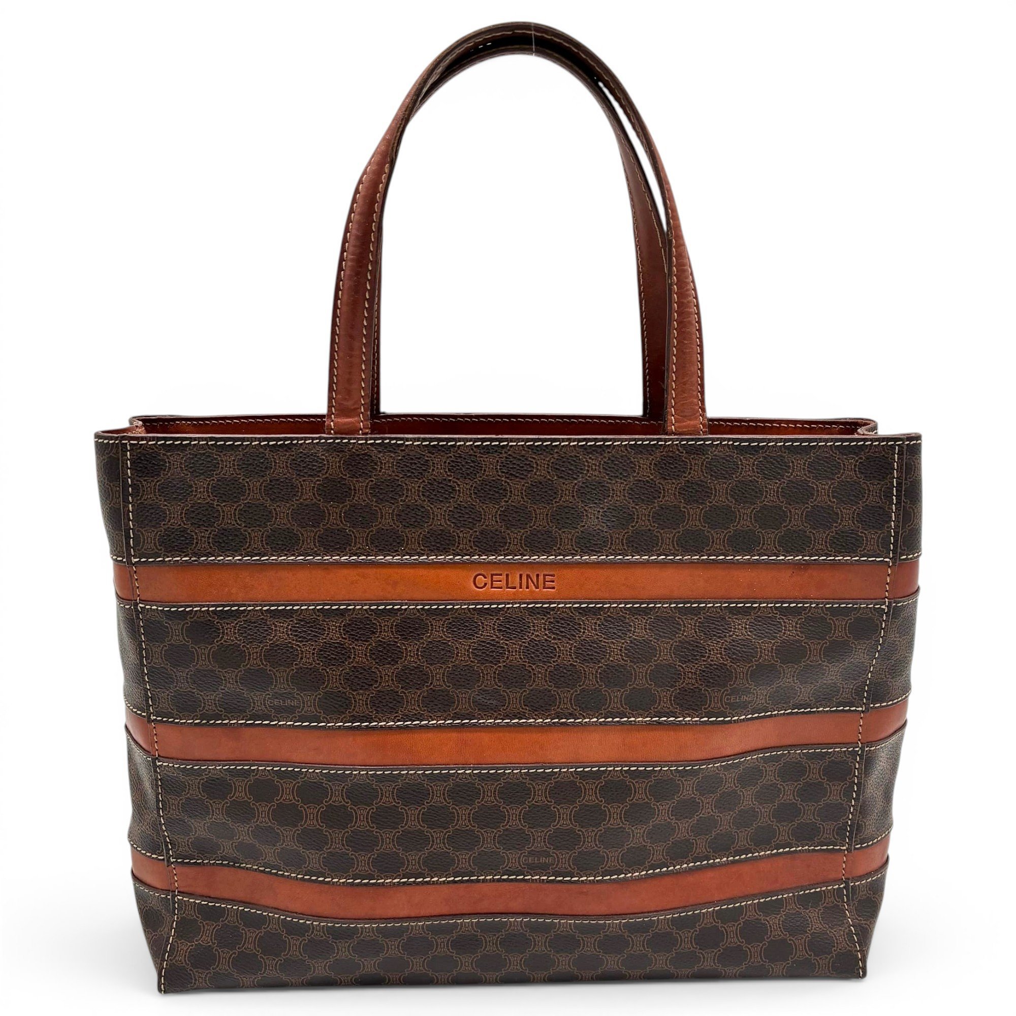 Leather tote