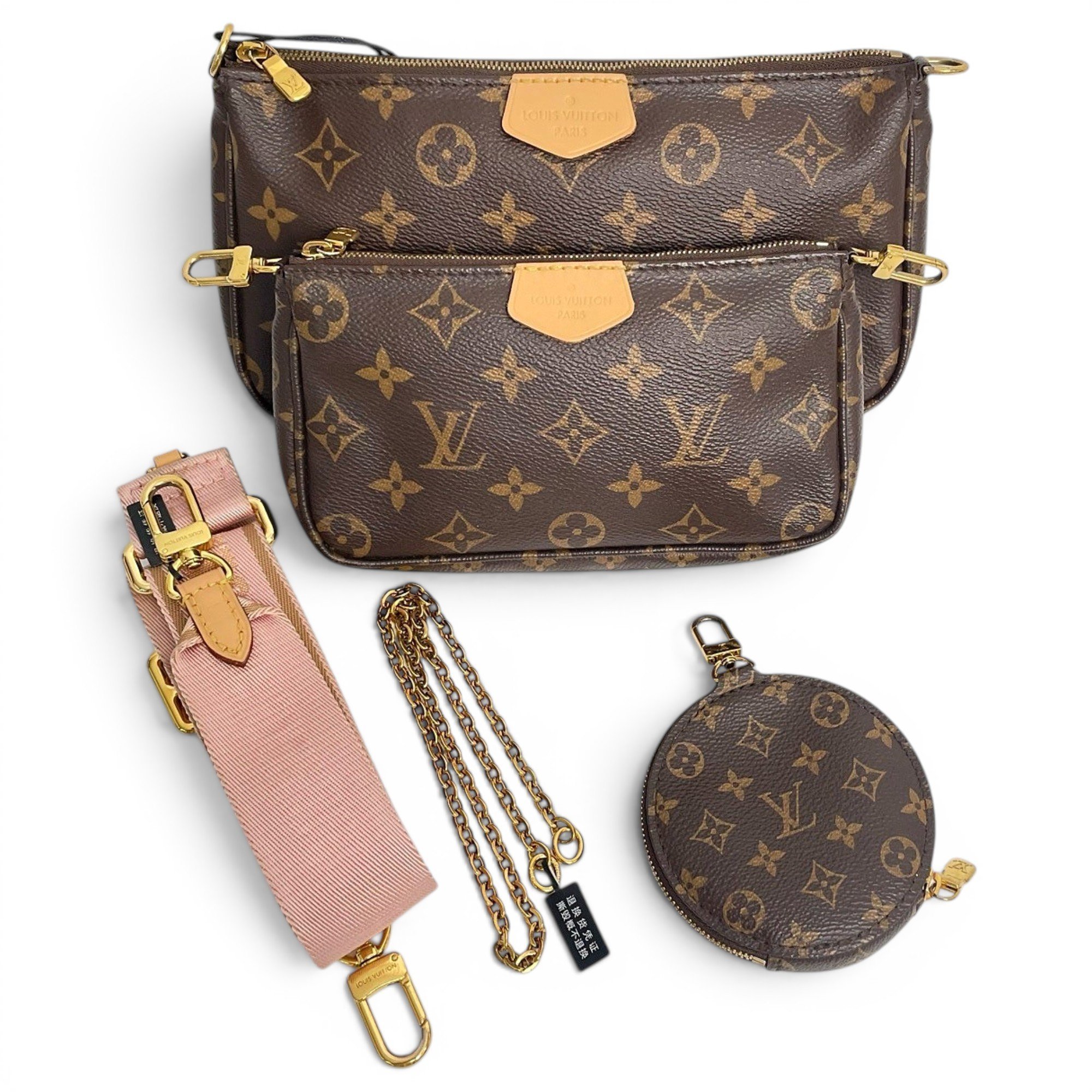 Multi Pochette Accessoires leather handbag