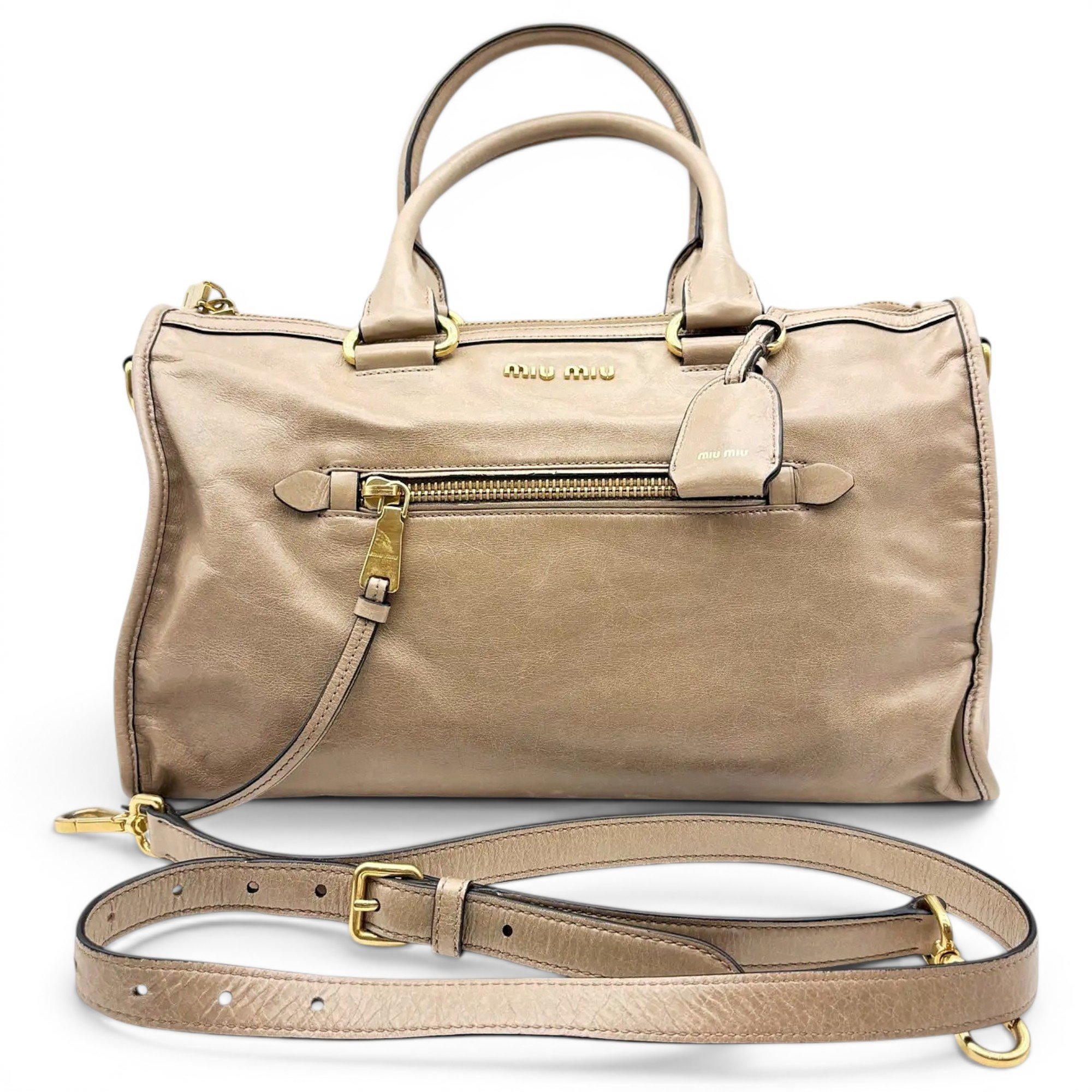 Leather crossbody bag