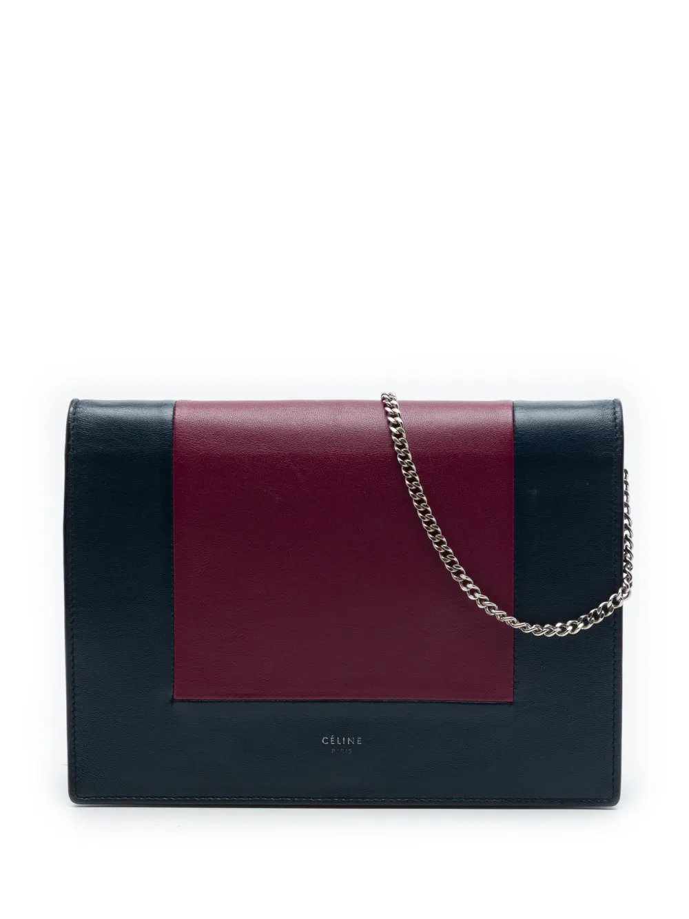 2017 Leather Frame Wallet on Chain crossbody bag