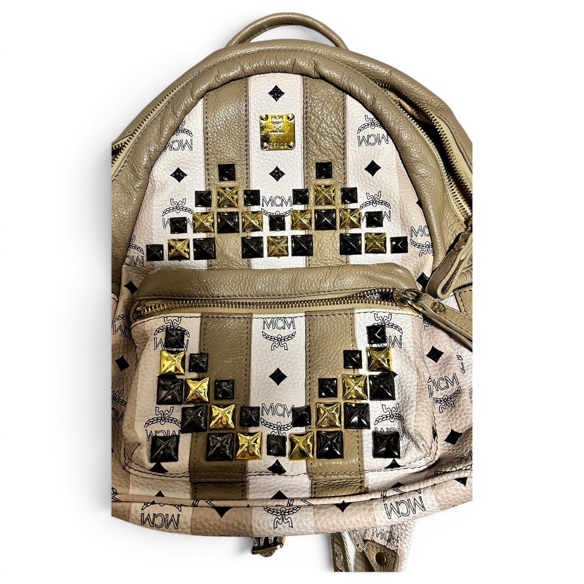 Stark vegan leather backpack