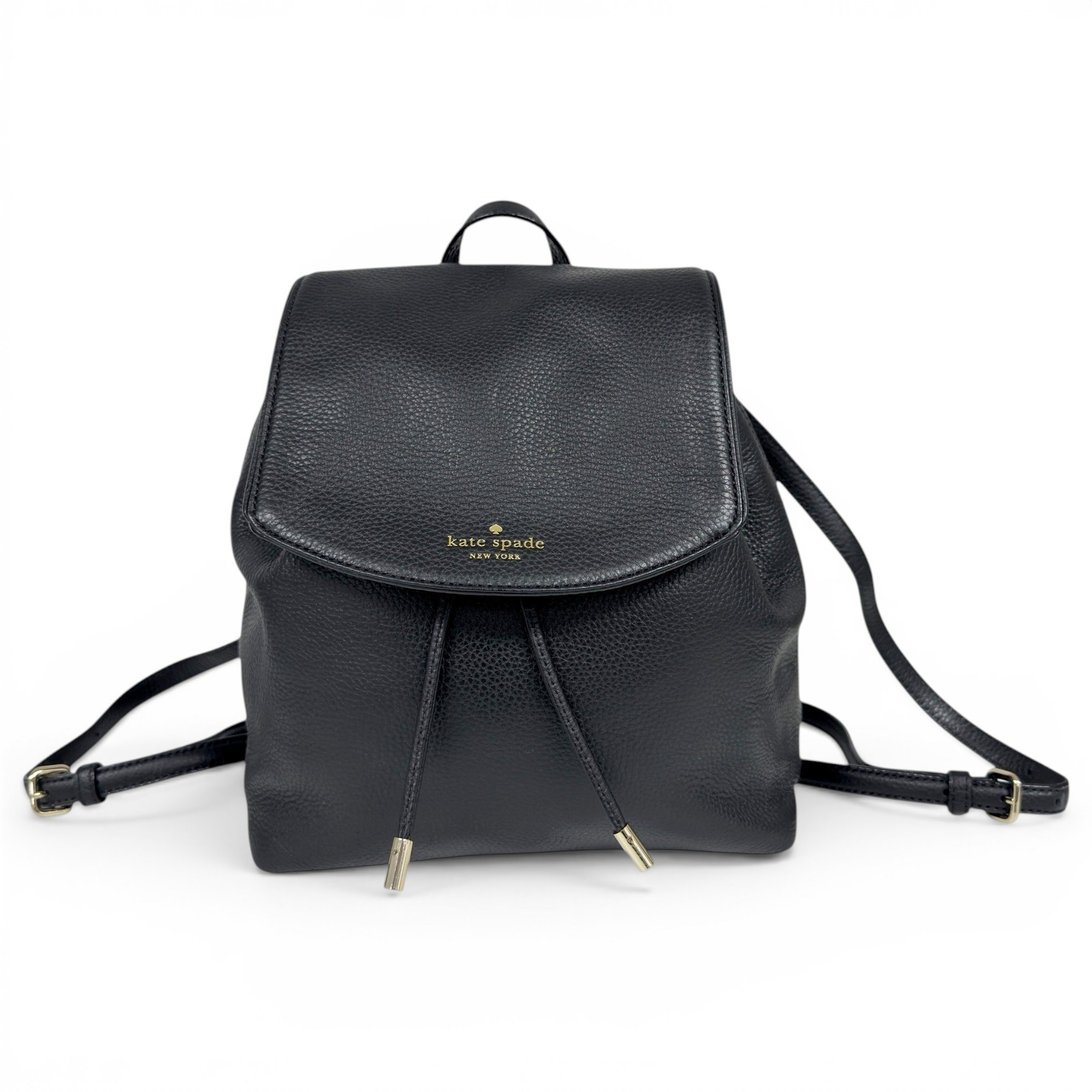 Leather backpack