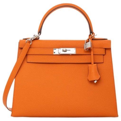 Kelly 28 leather handbag