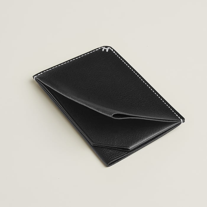Noir H Sellier Card Holder