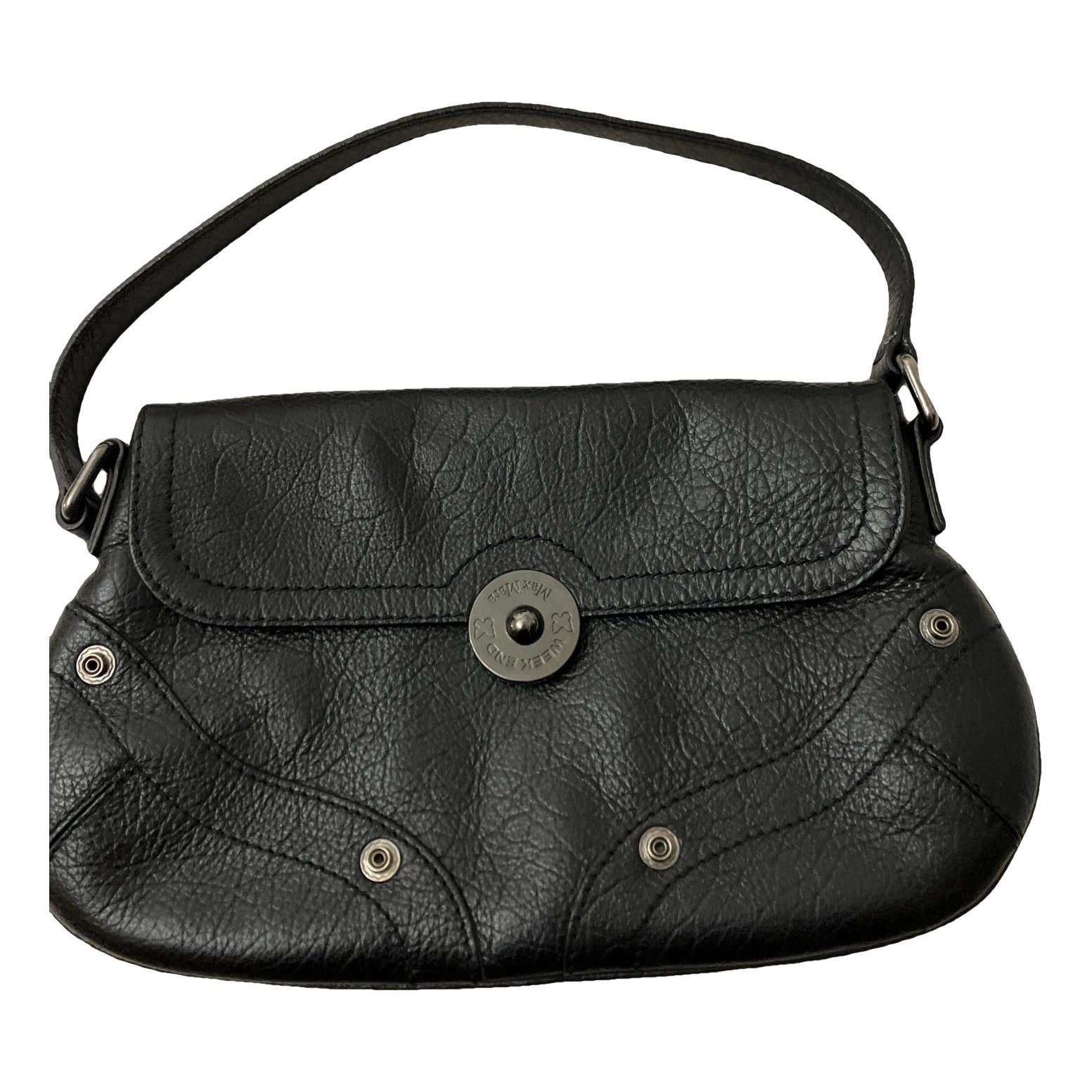 Marine leather handbag