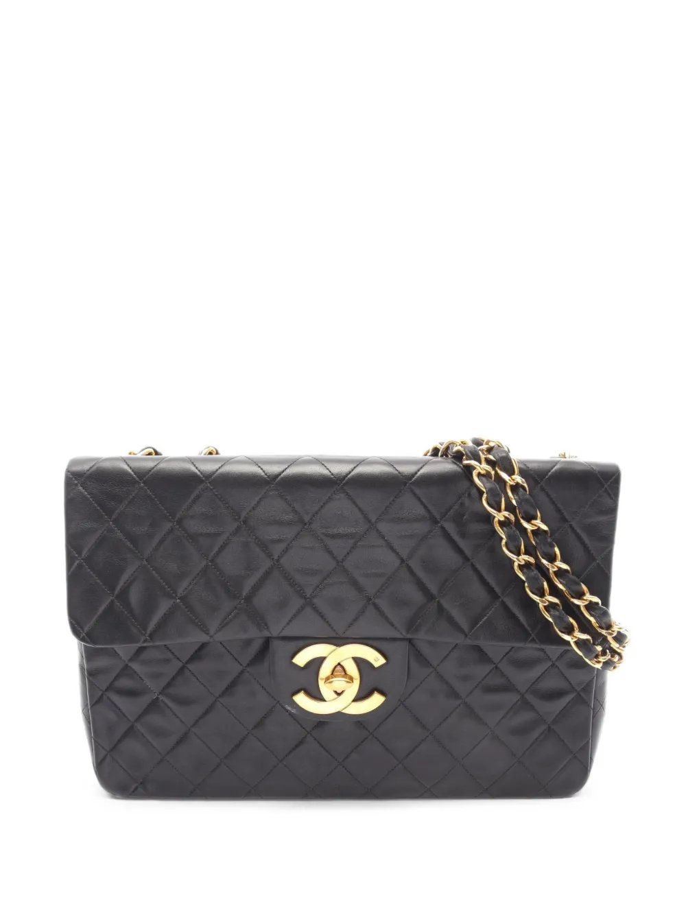 2021s large Decamatlassé chain shoulder bag