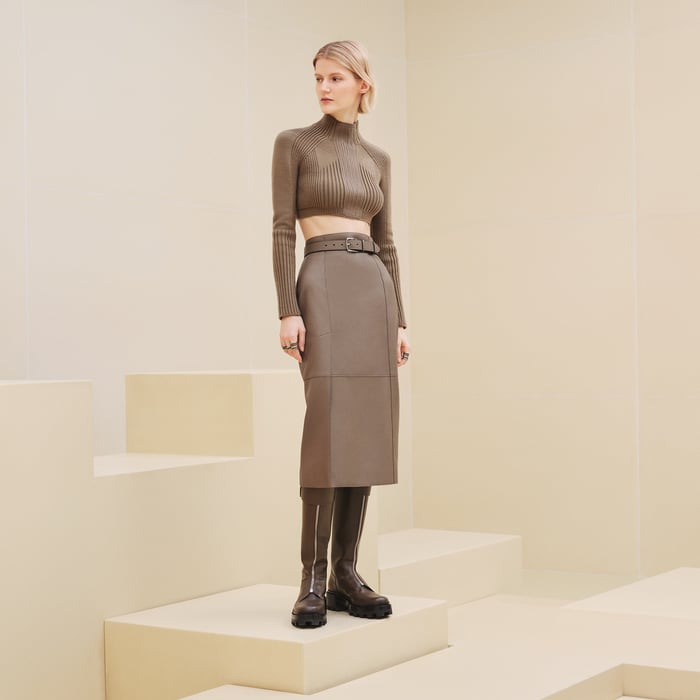 Pencil Slit Skirt