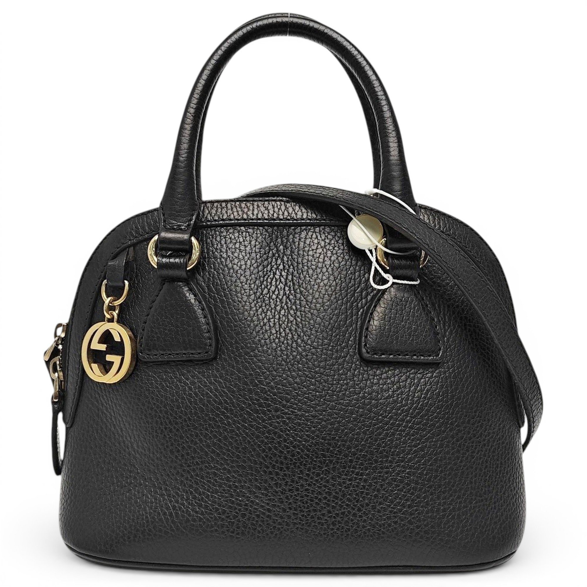 Ophidia Dome leather handbag