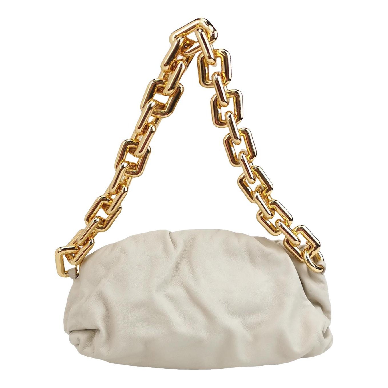 Pouch leather handbag