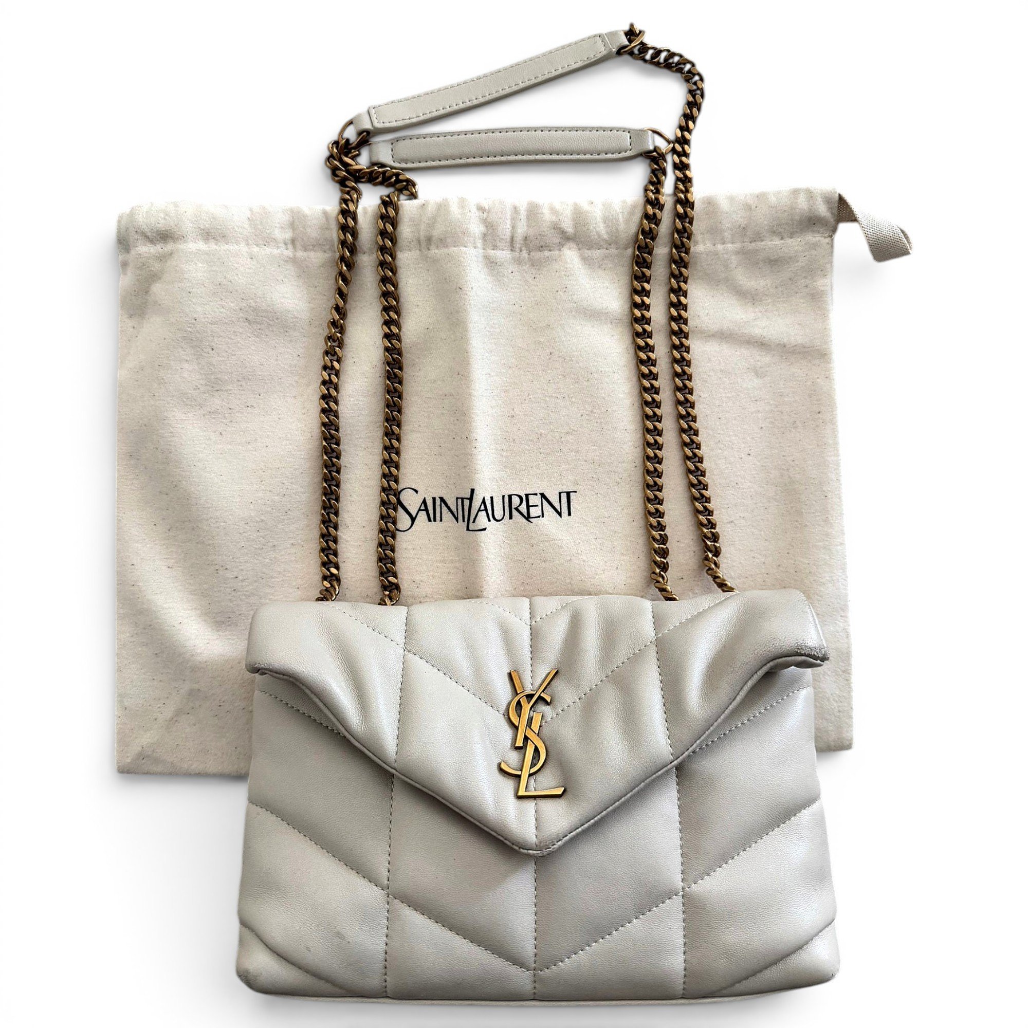 Loulou Puffer leather crossbody bag
