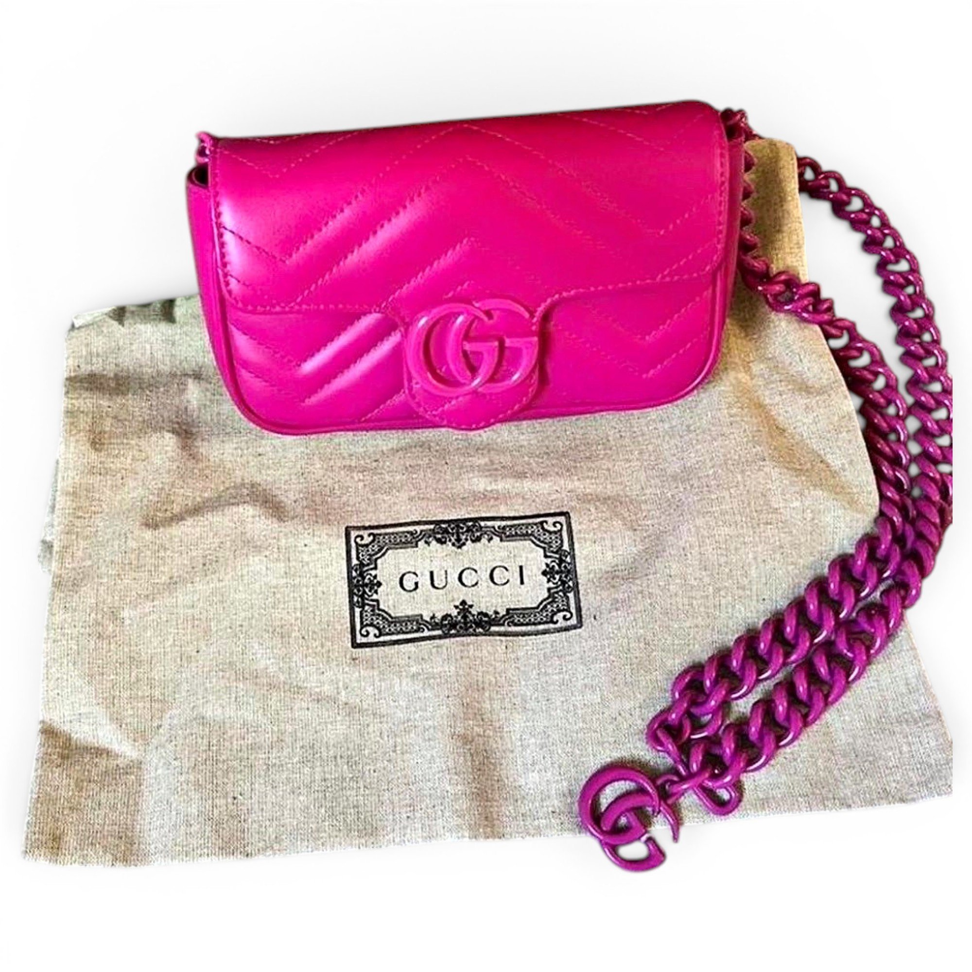 GG Marmont Flap leather crossbody bag