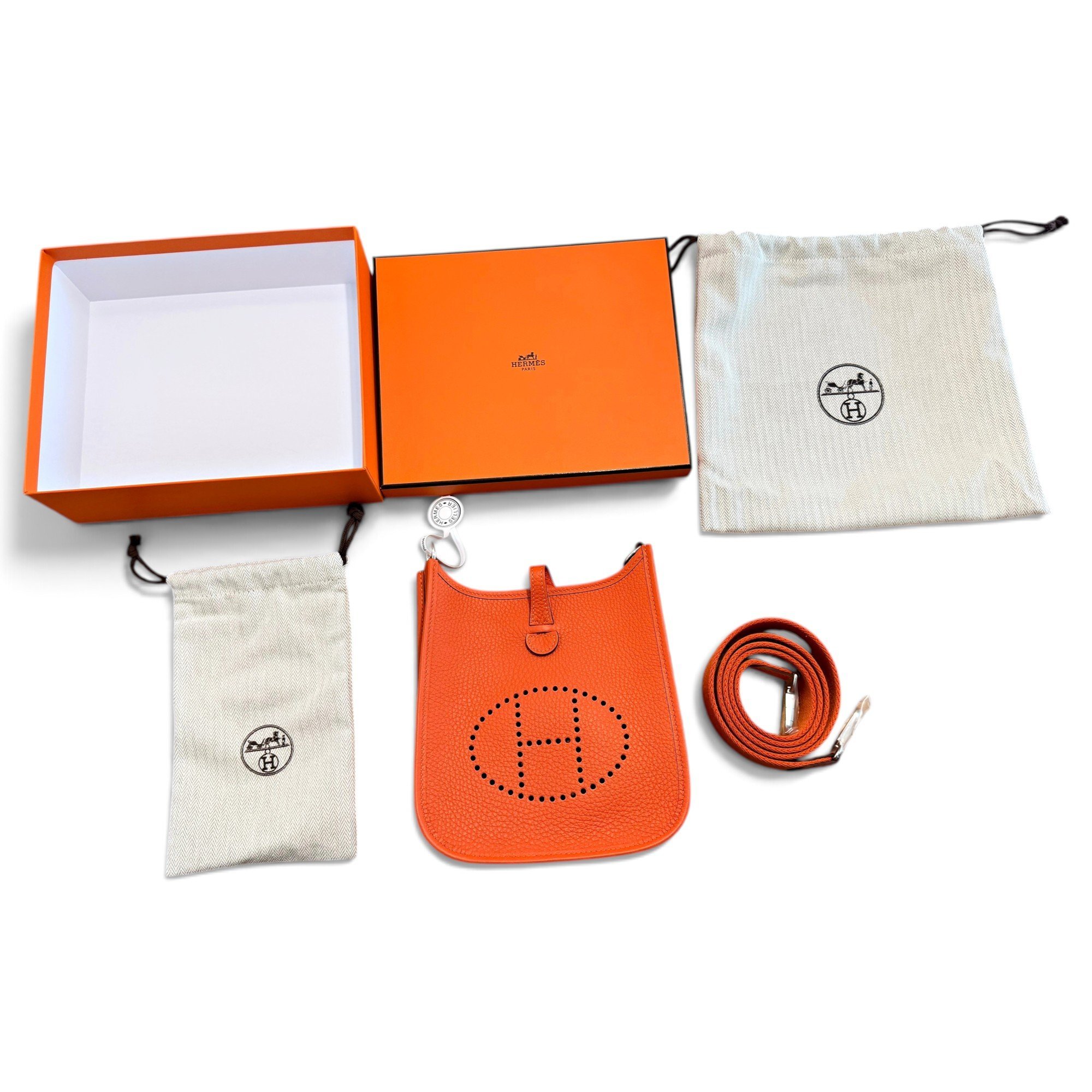 Mini Evelyne leather bag