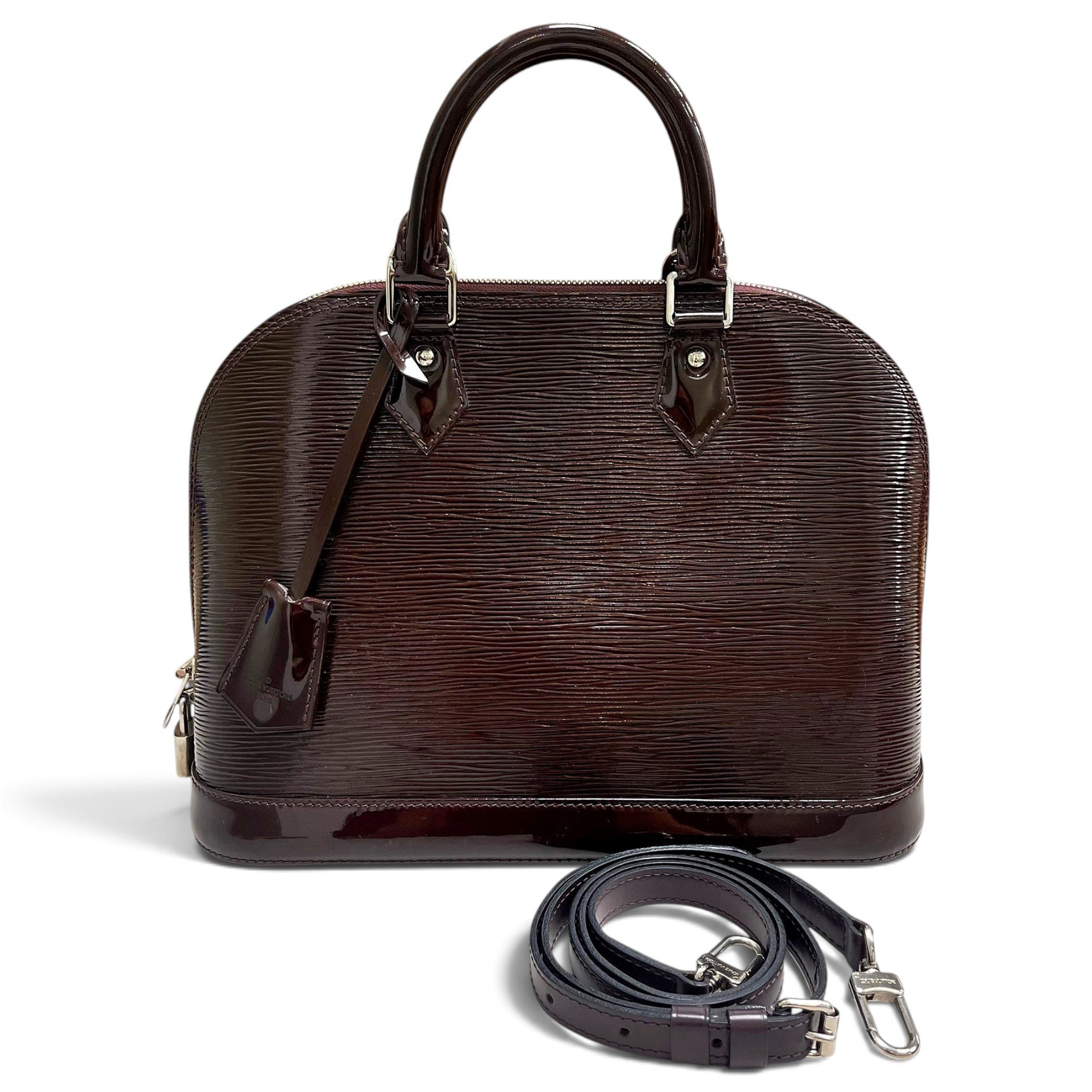 Alma patent leather handbag