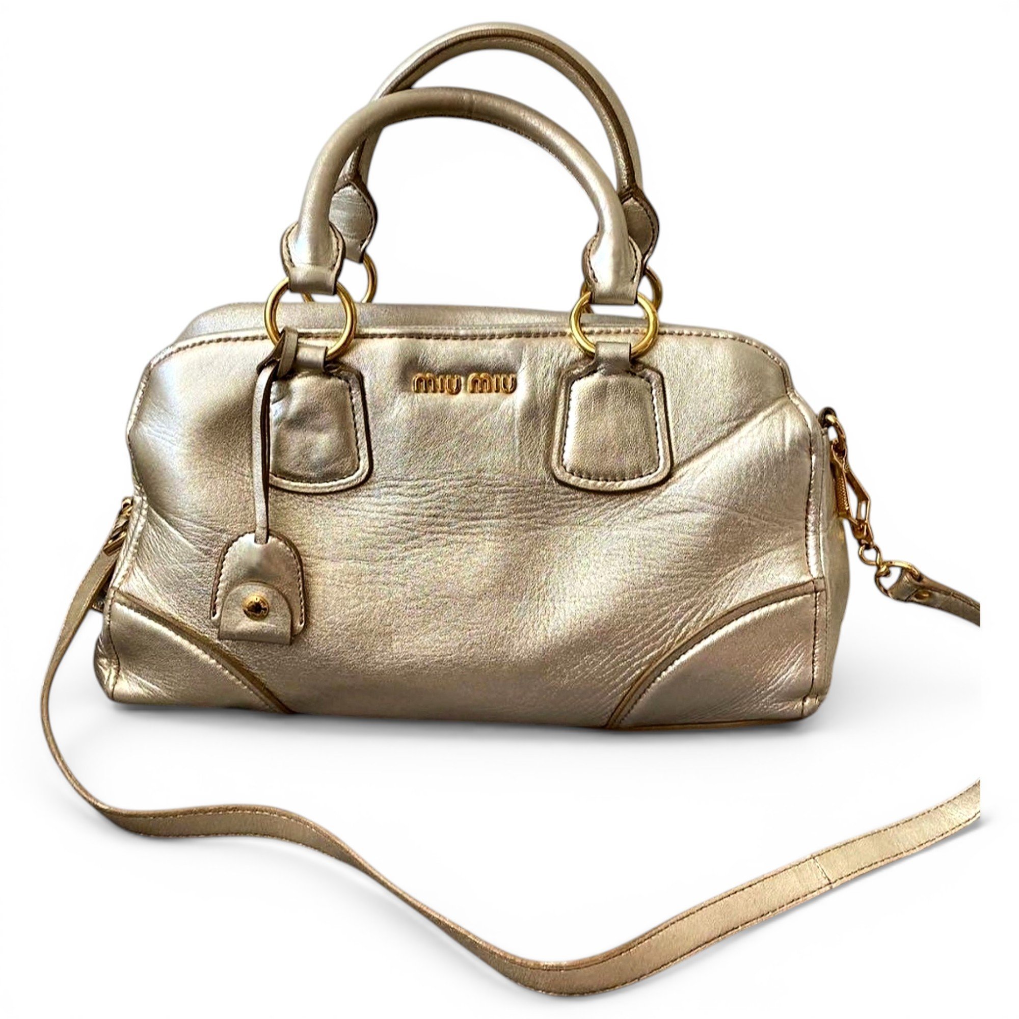 Vitello leather handbag