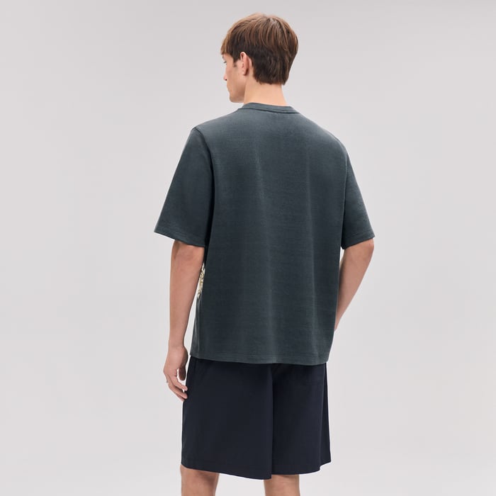 Orage "Fleurs Zigzag" T-shirt