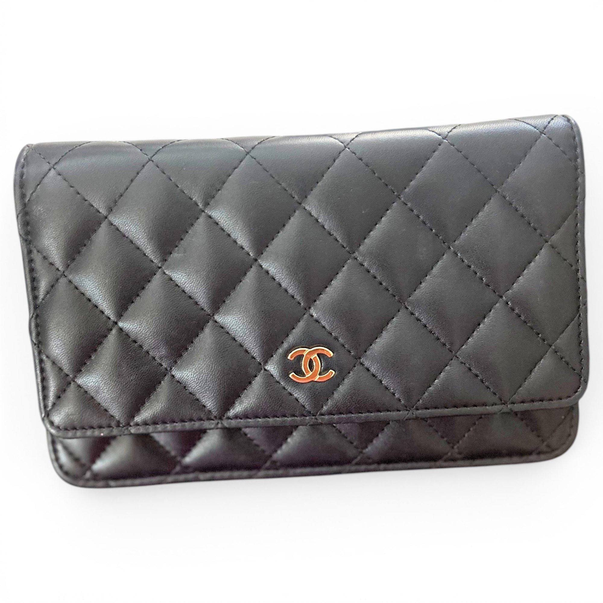 Wallet On Chain Timeless/Classique leather handbag