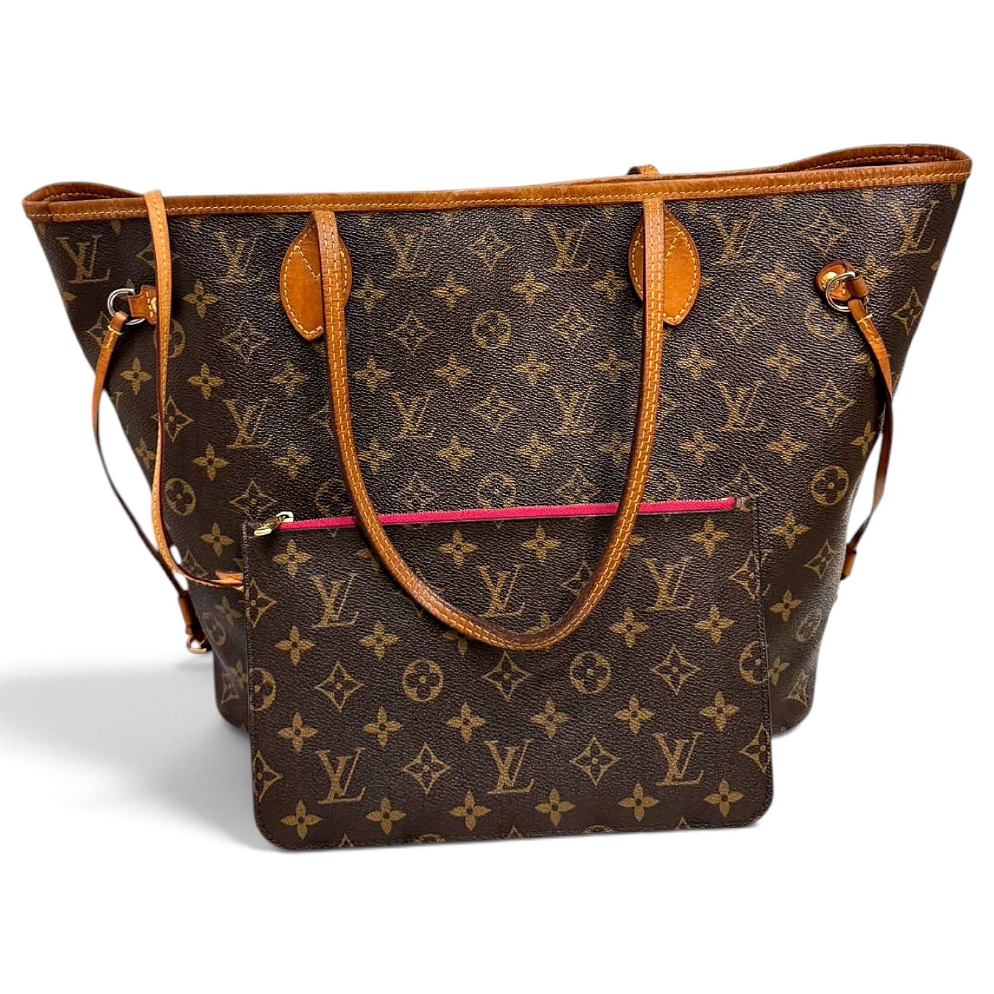 Neverfull leather tote