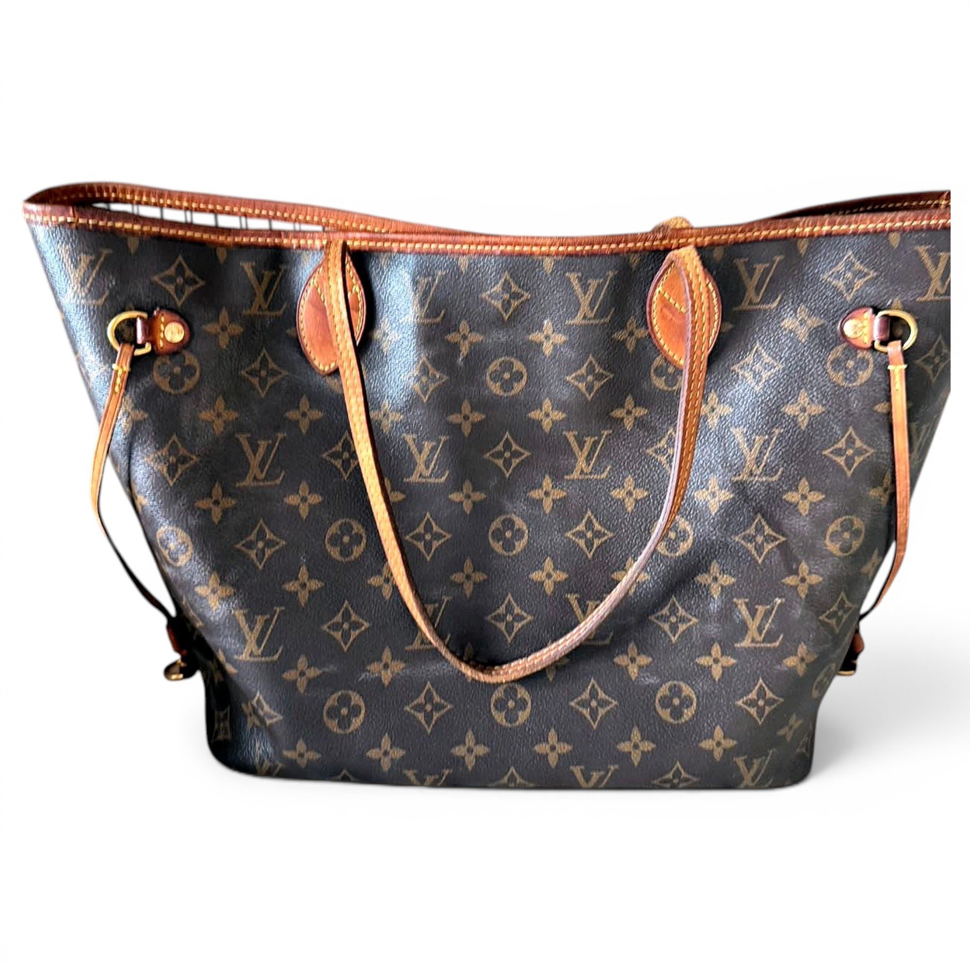Neverfull leather tote
