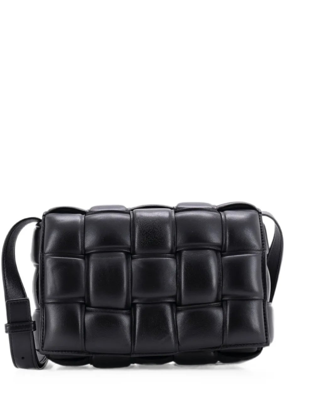 Cassette Padded Maxi Intrecciato Leather crossbody bag