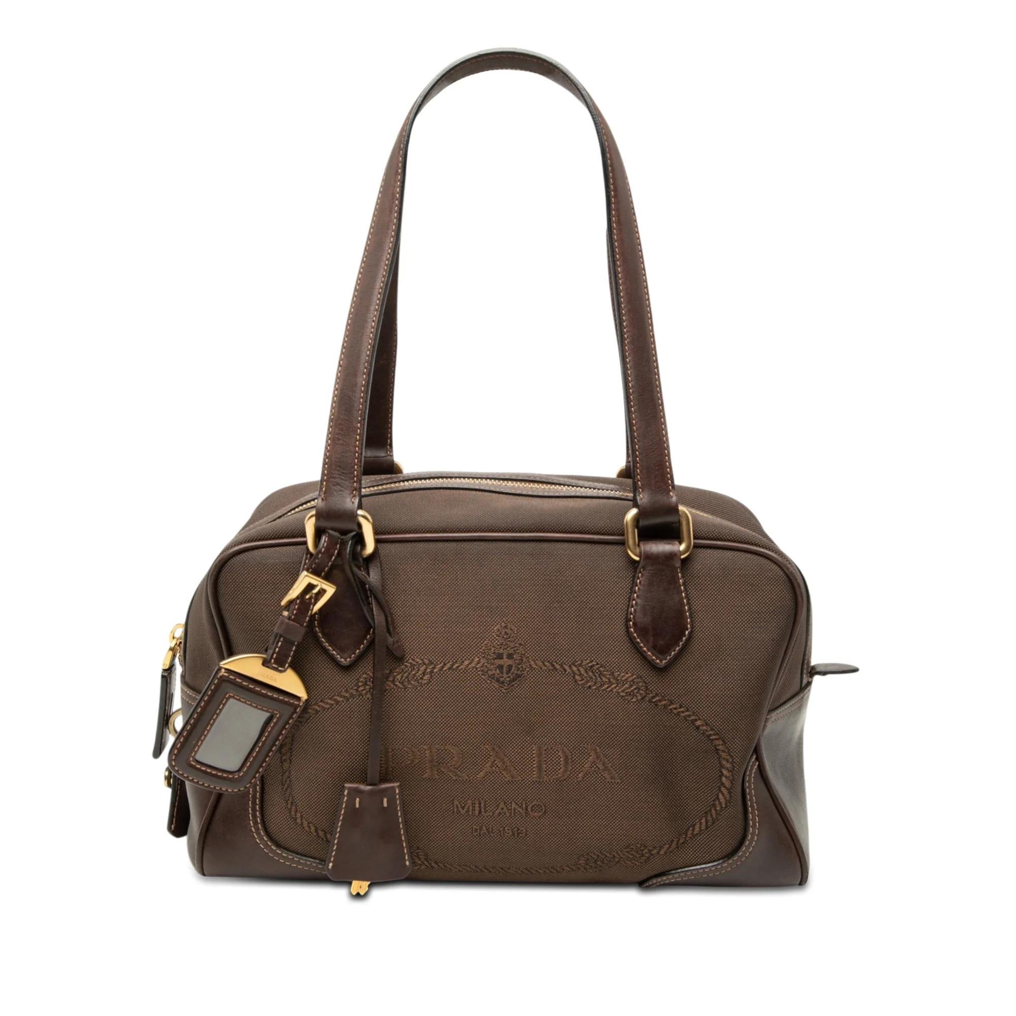 Leather satchel