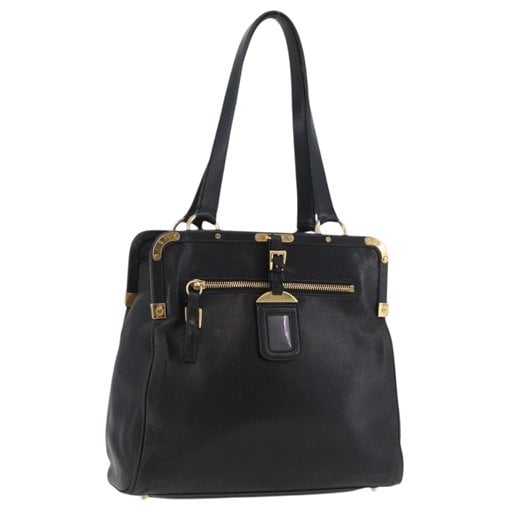 Leather tote