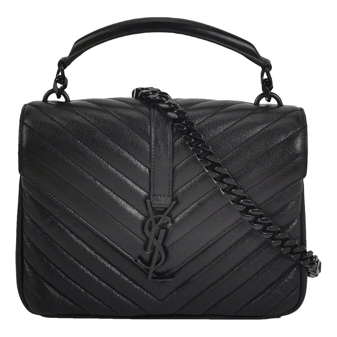 Collége monogramme leather handbag