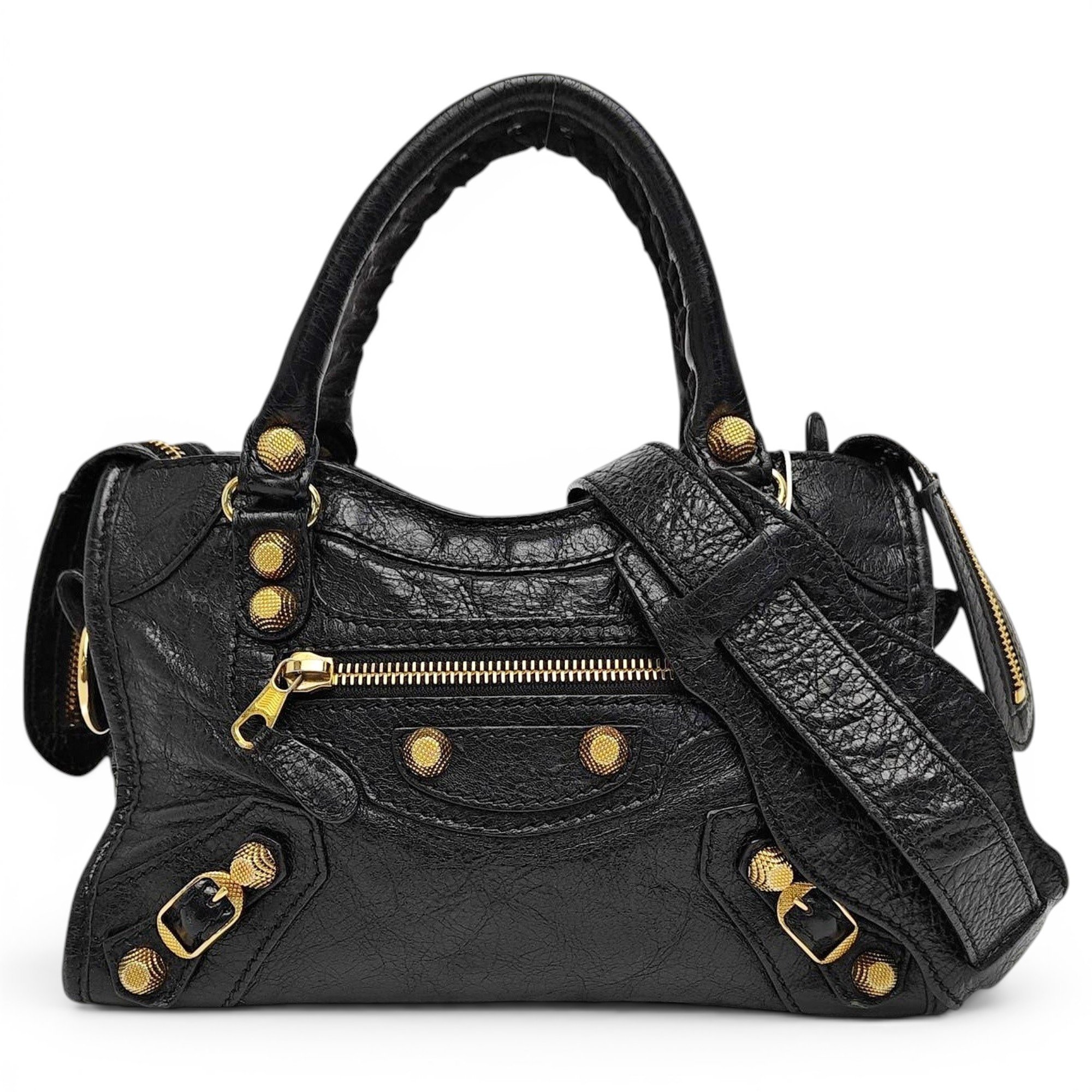 Leather handbag