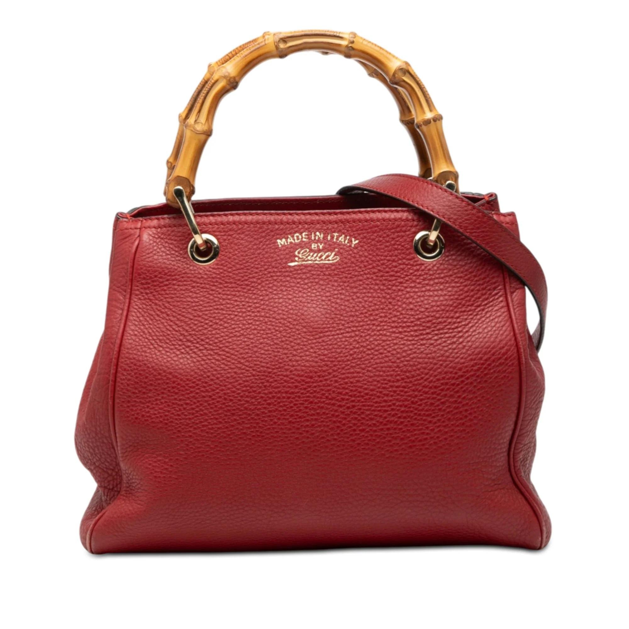 Bamboo pony-style calfskin satchel
