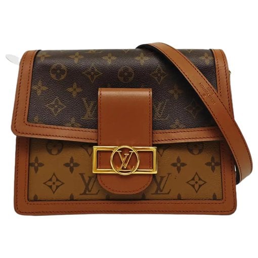 Dauphine leather handbag