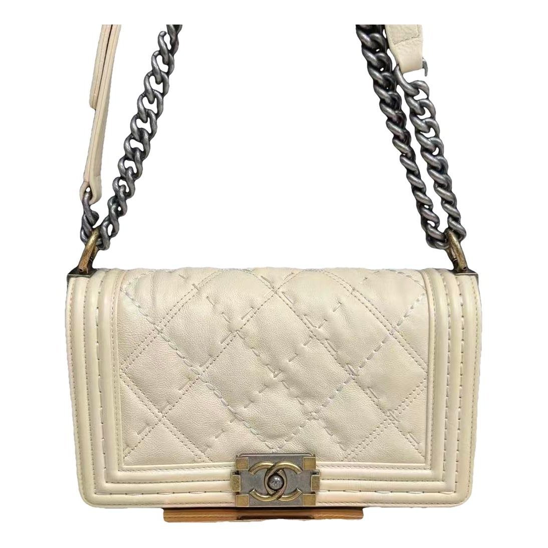 Boy leather crossbody bag