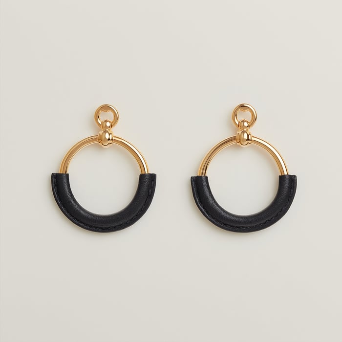 Noir Loop Earrings