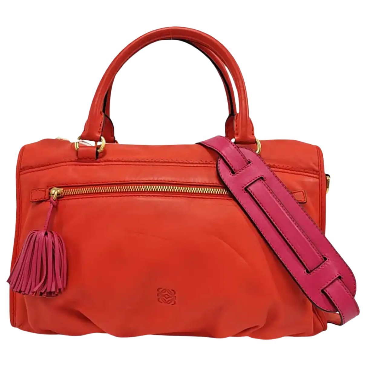 Leather handbag