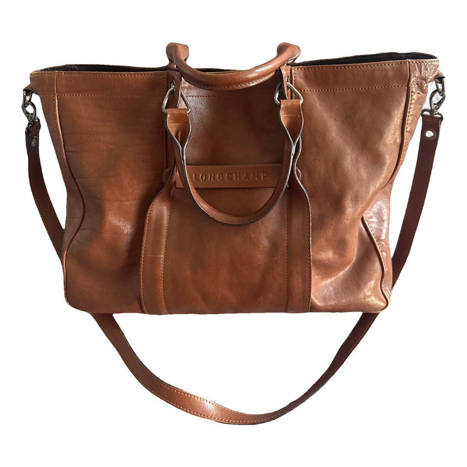 3D leather handbag