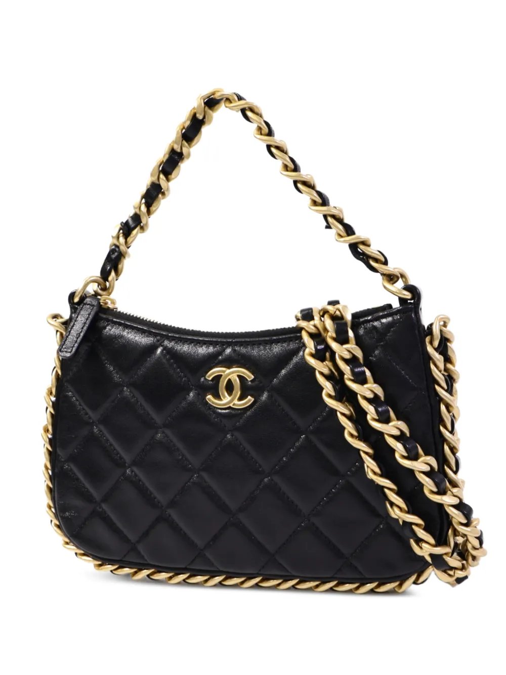 Matelasse chain shoulder bag
