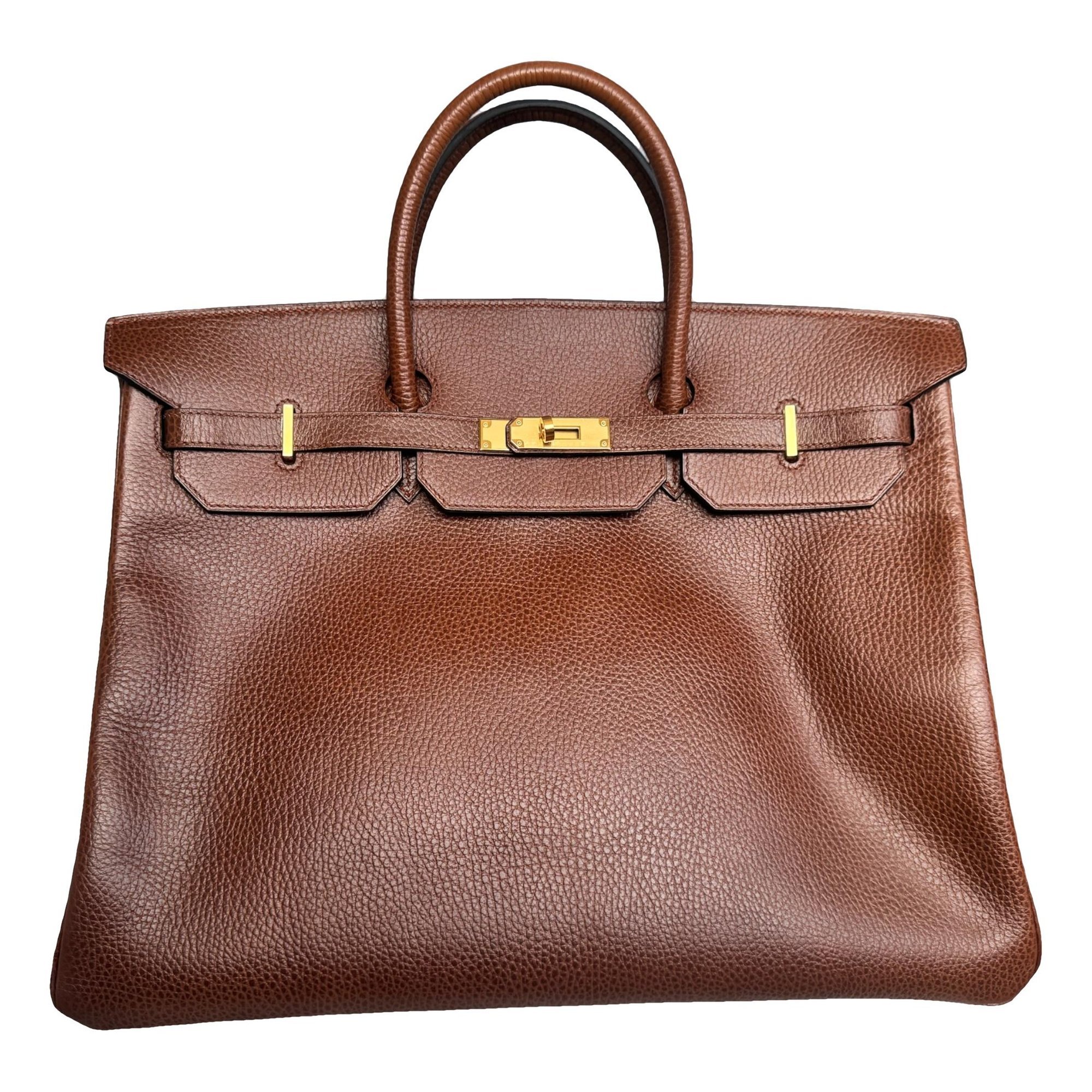 Hermes Birkin 40 Handbag Ardennes Leather 1995