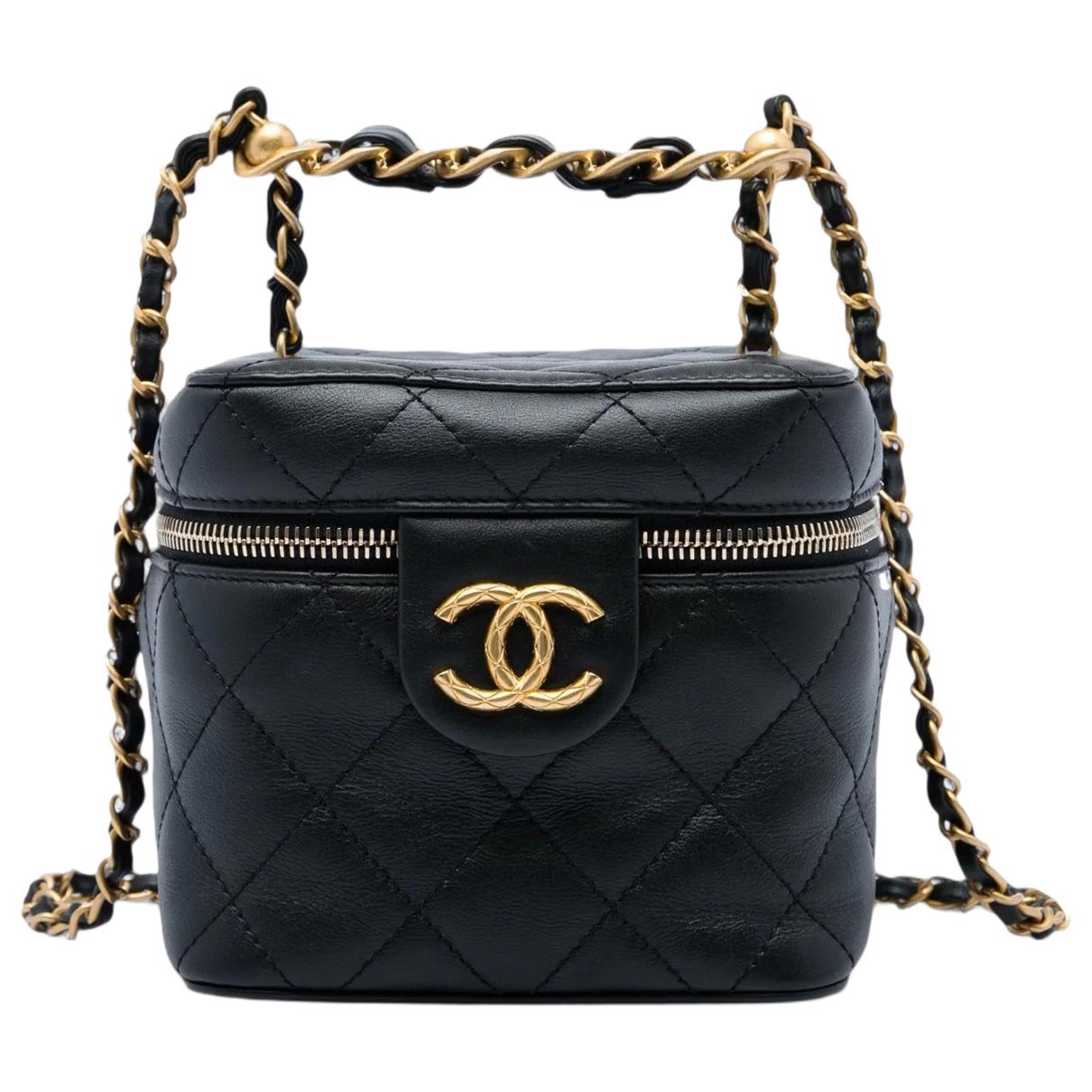 Vanity leather bag