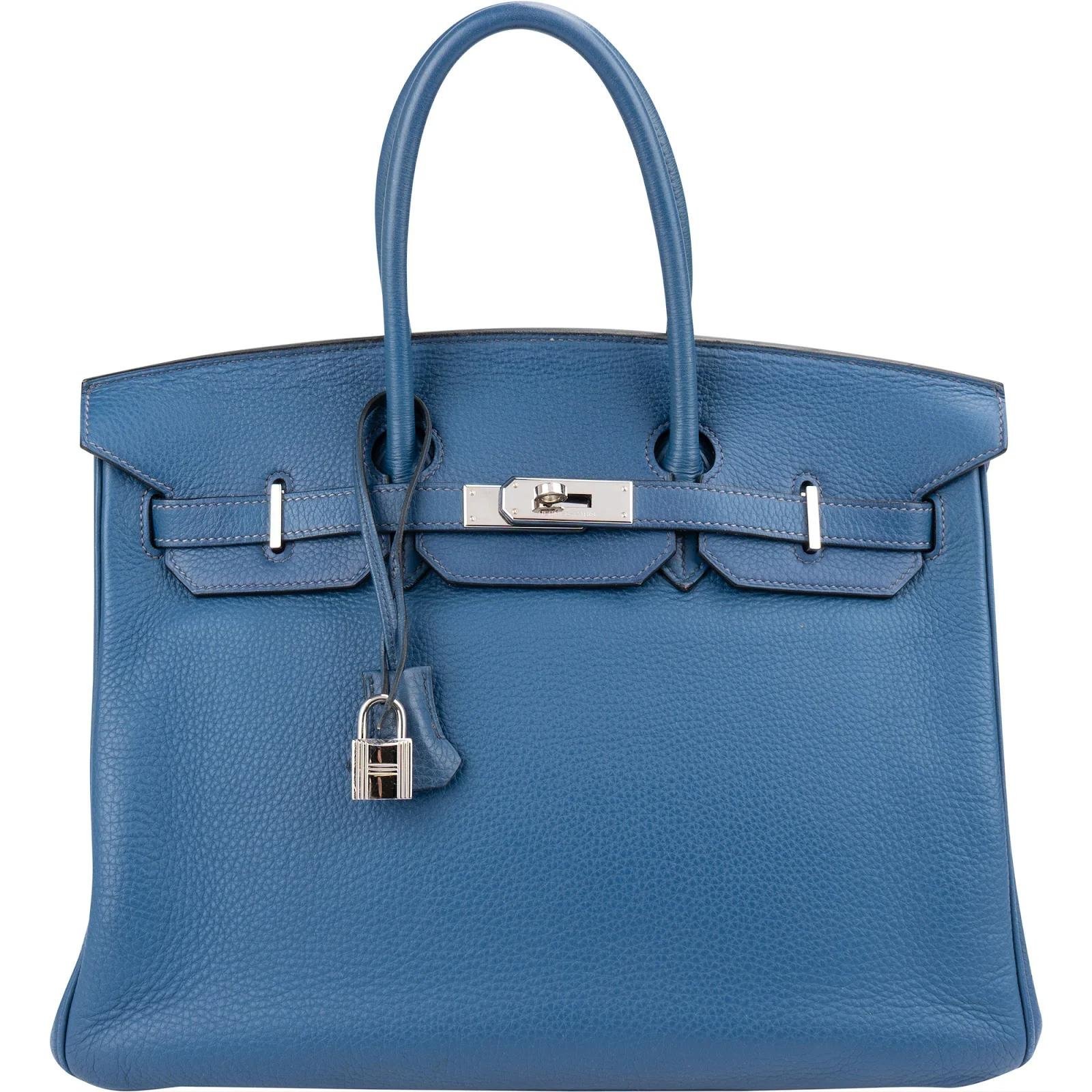 Birkin 35 leather handbag