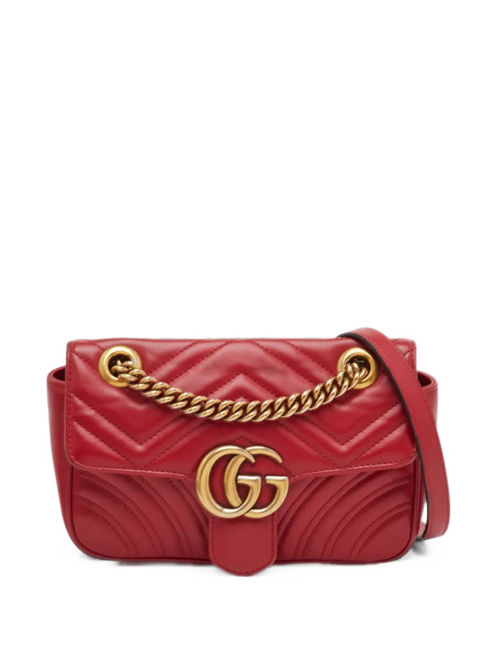 Gucci GG Marmont foldover-top crossbody bag