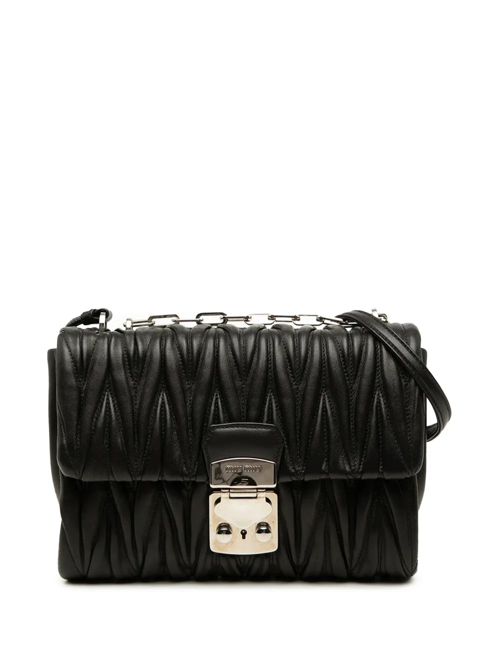 2010-2026 Matelasse Nappa Push Lock Flap shoulder bag