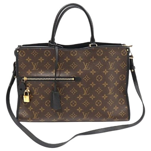 Leather clutch bag
