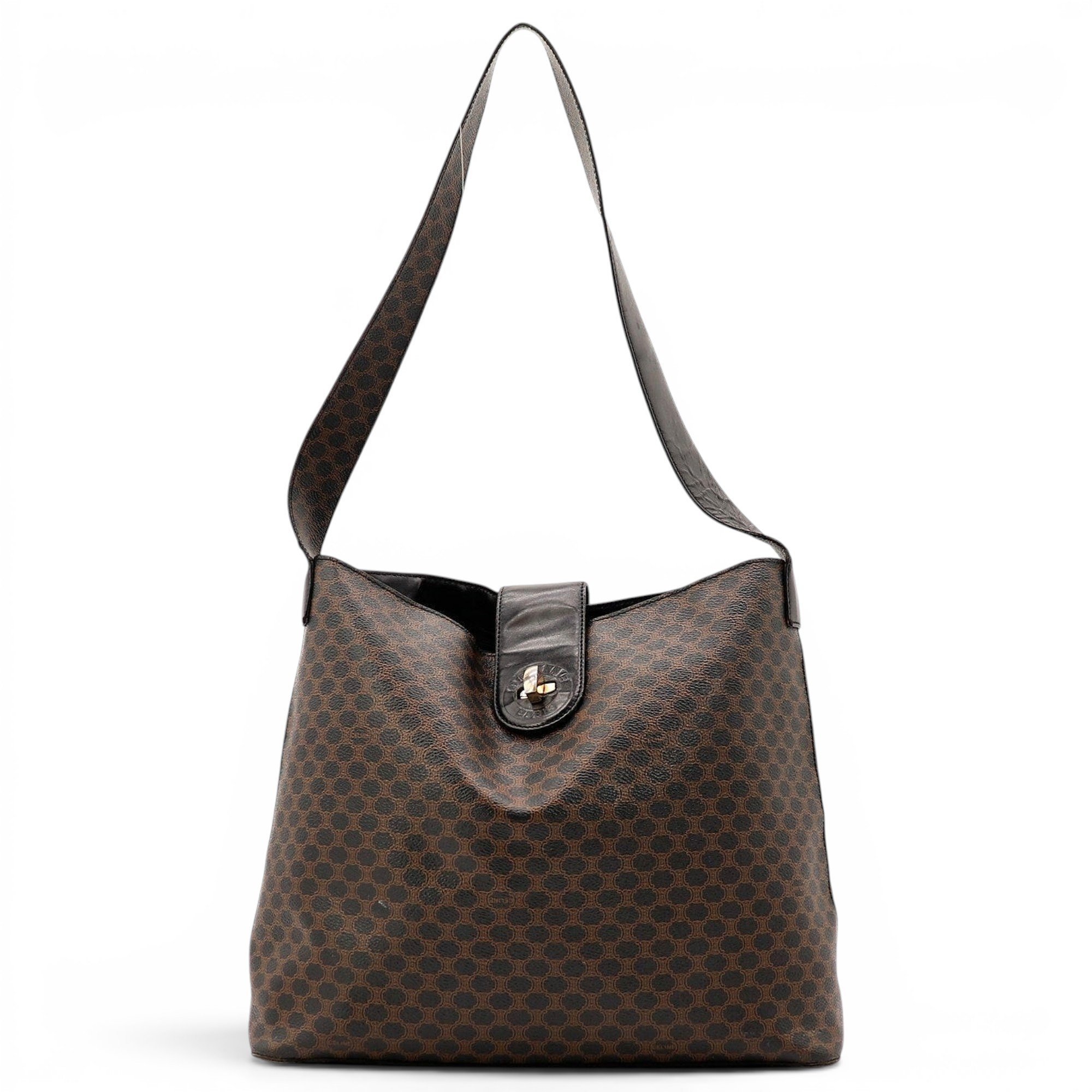 Triomphe leather handbag