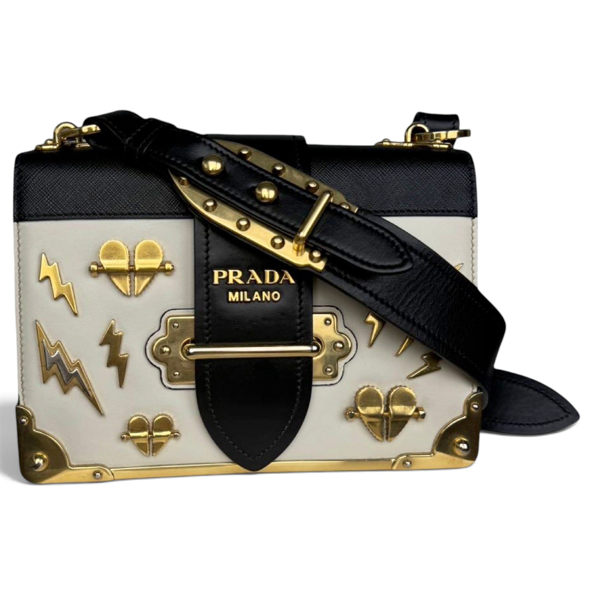 Cahier leather handbag