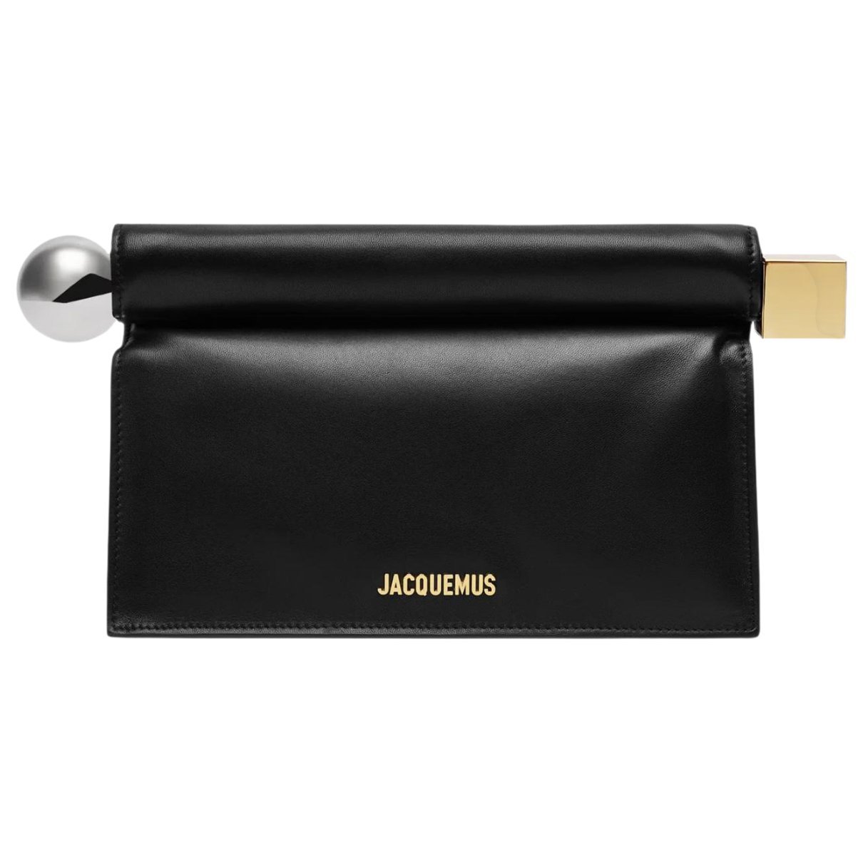 Jacquemus La Pochette Rond Carré leather clutch bag