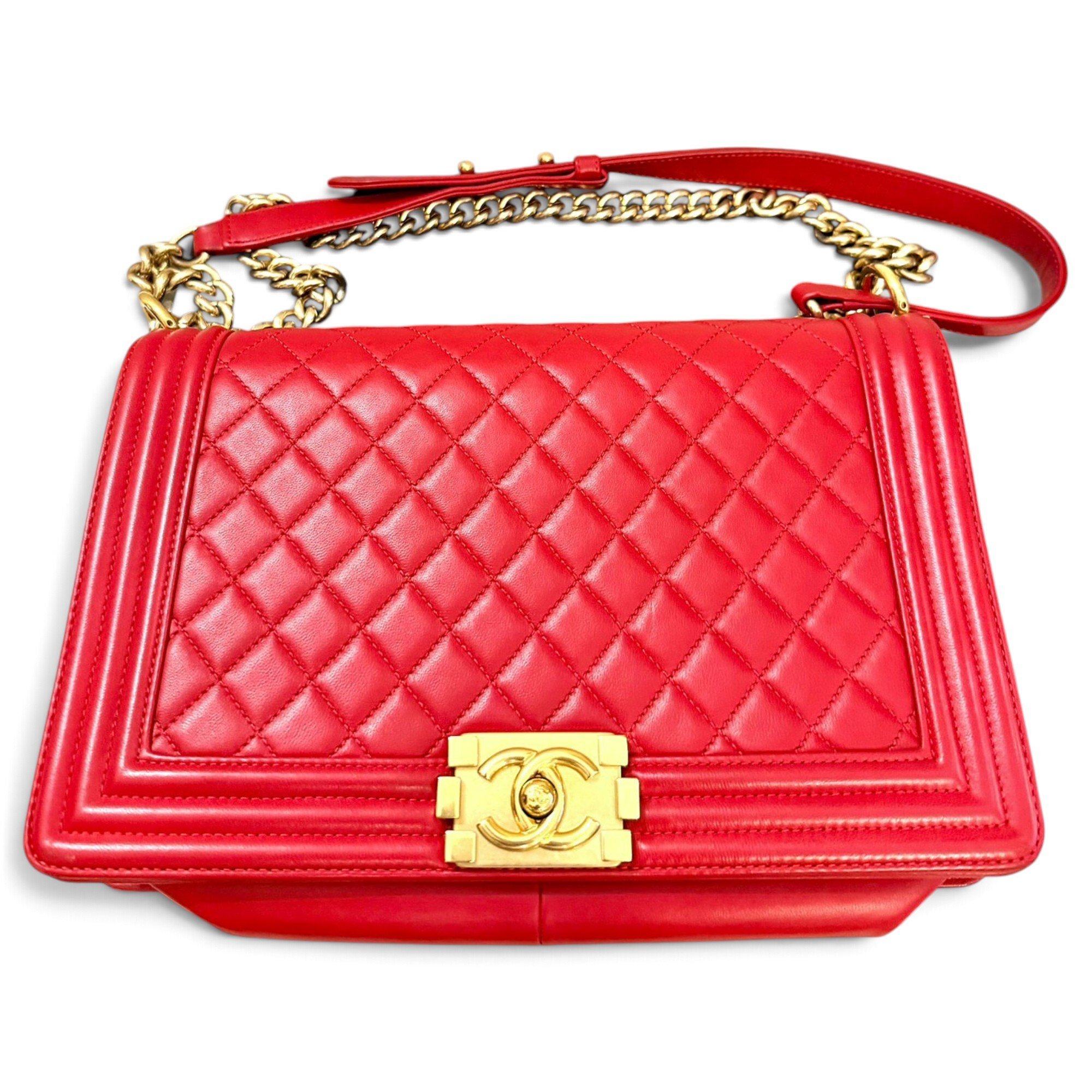 Boy leather crossbody bag
