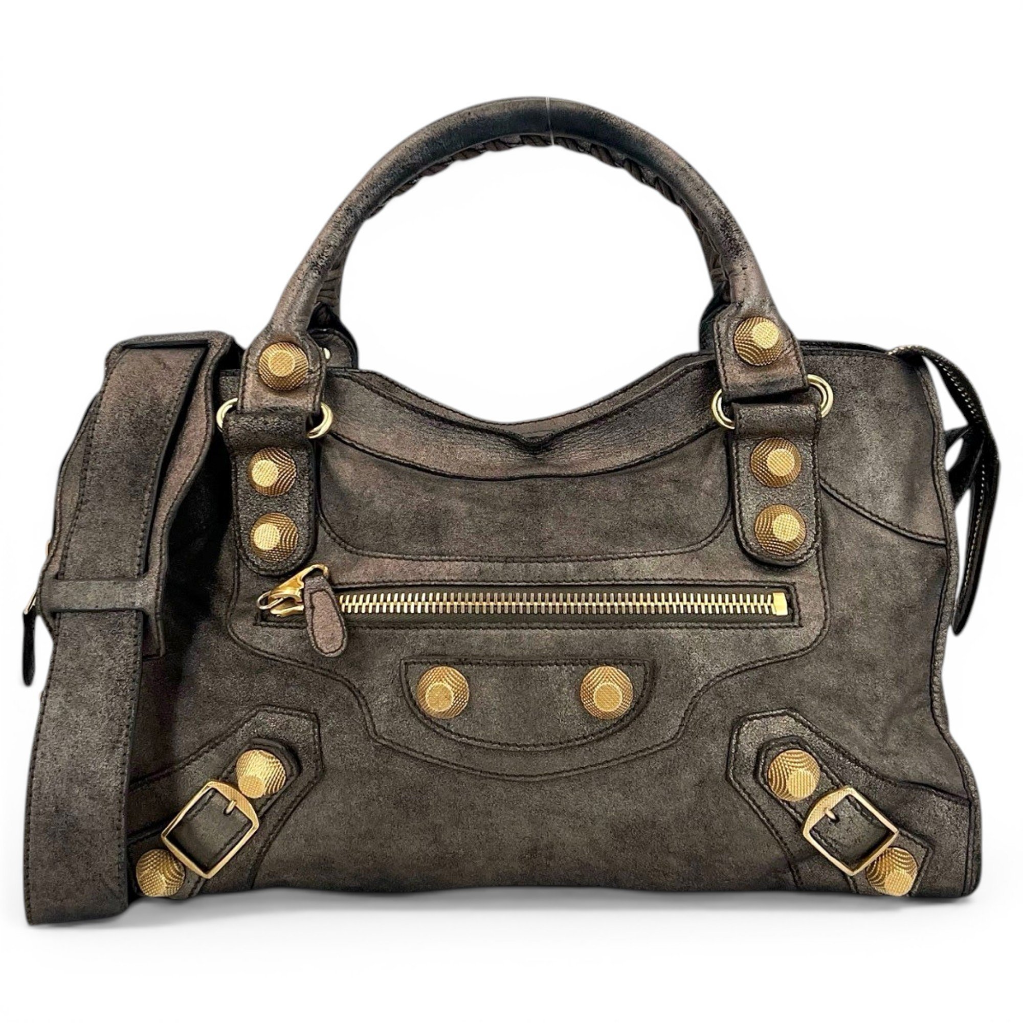 Leather handbag