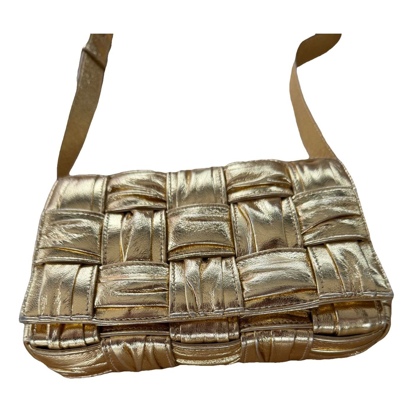 Leather clutch bag