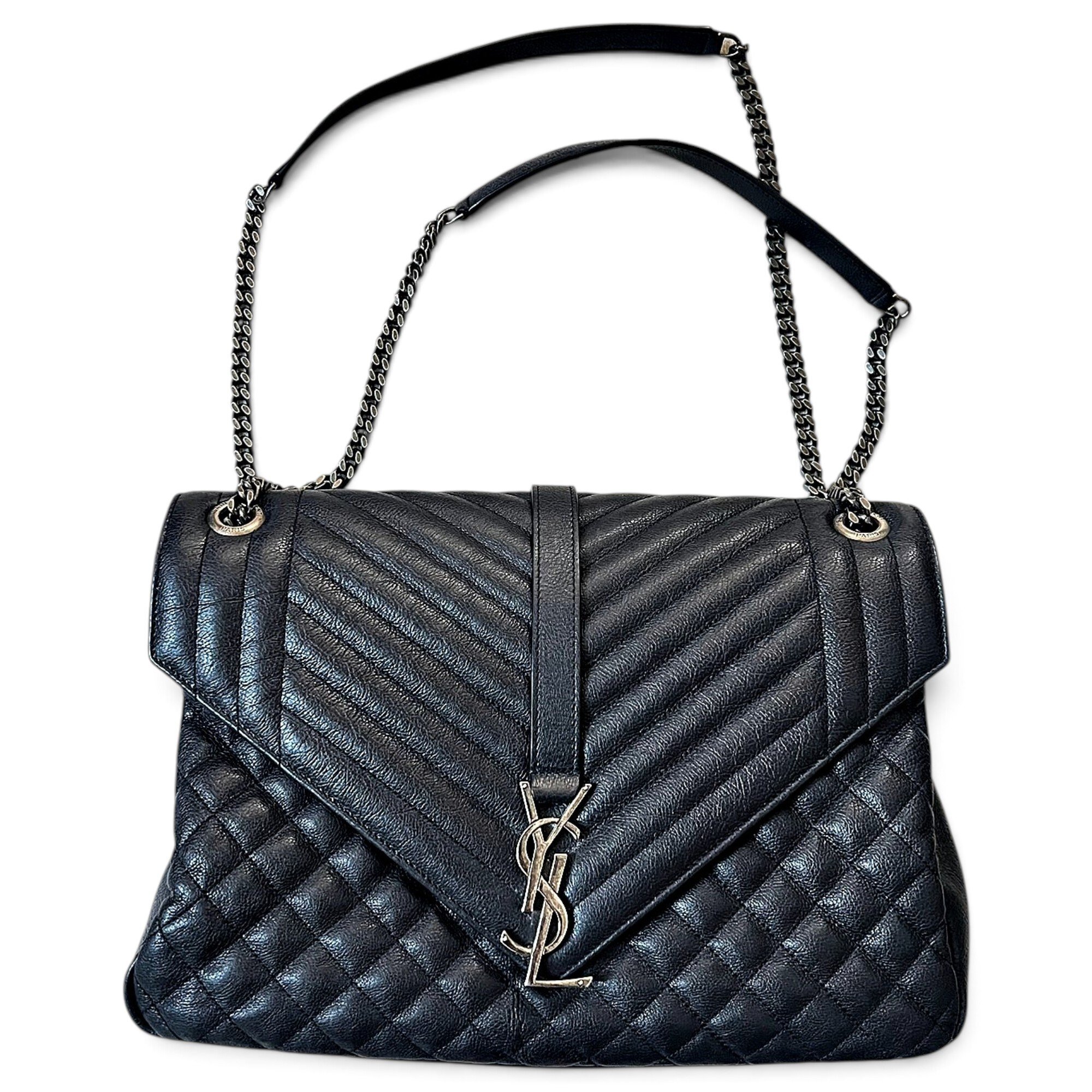Collége monogramme leather handbag