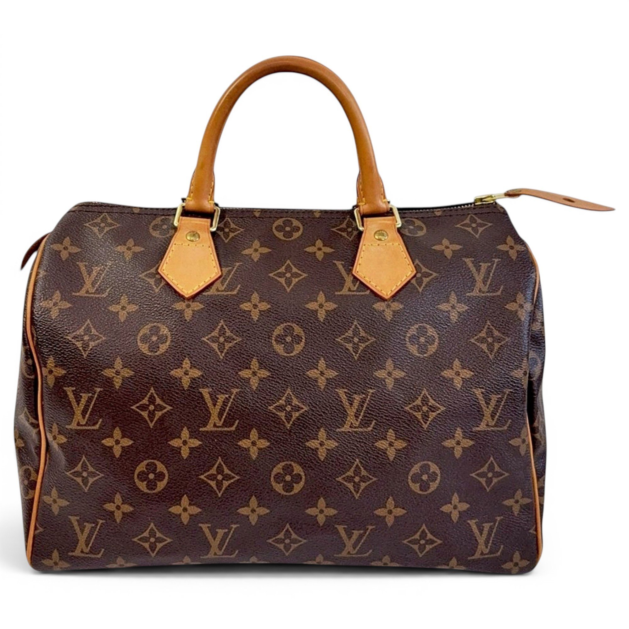 Speedy leather handbag