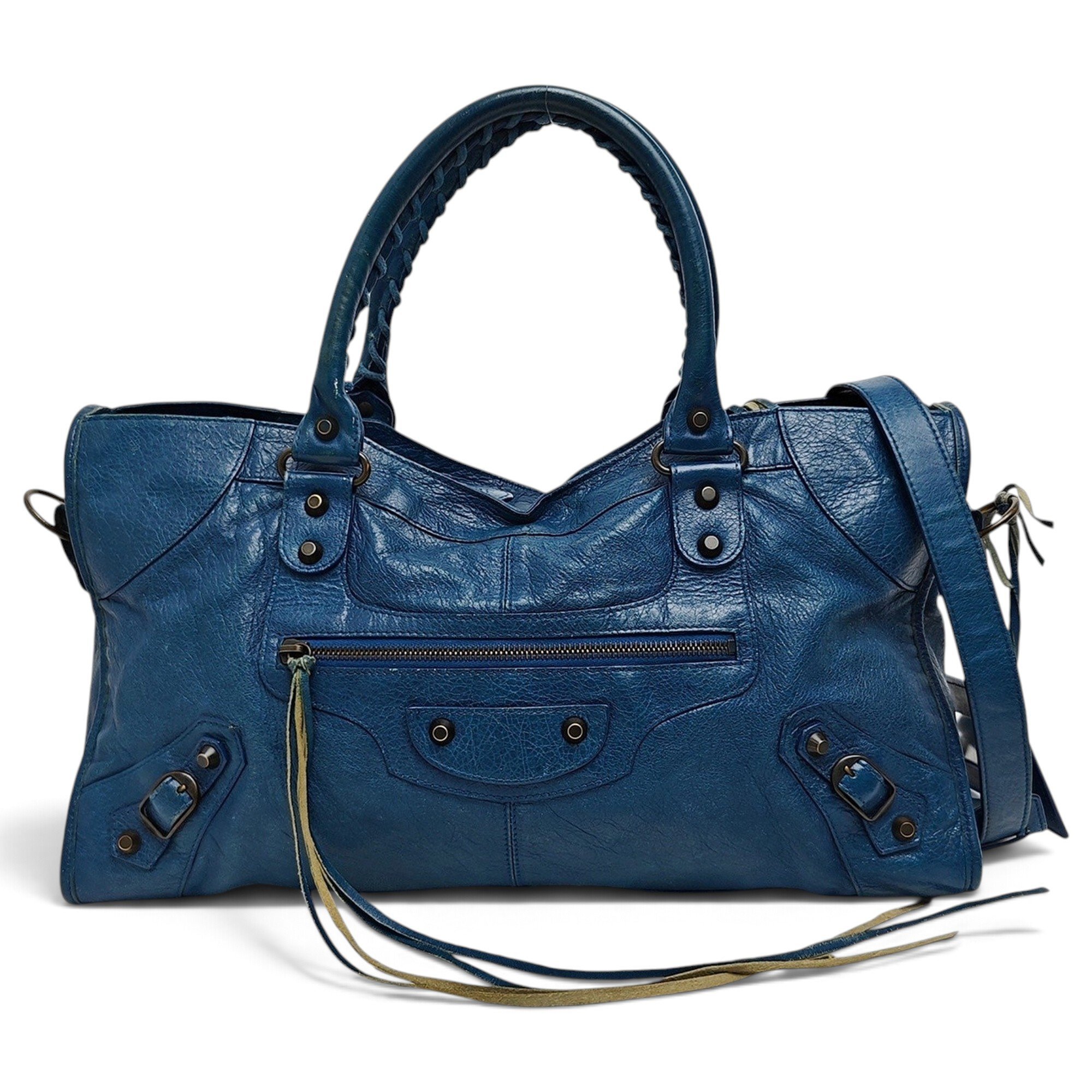 Leather handbag